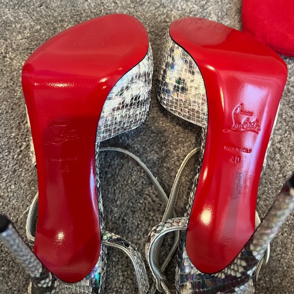 Iridescent Snakeskin Louboutin - Picture 9 of 10